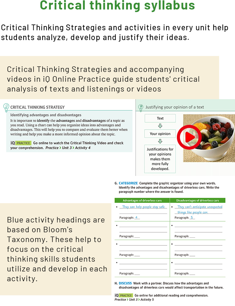 Critical thinking syllabus