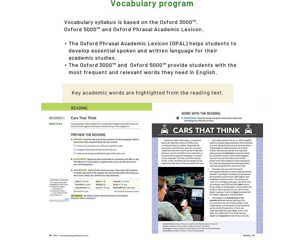 Vocabulary program