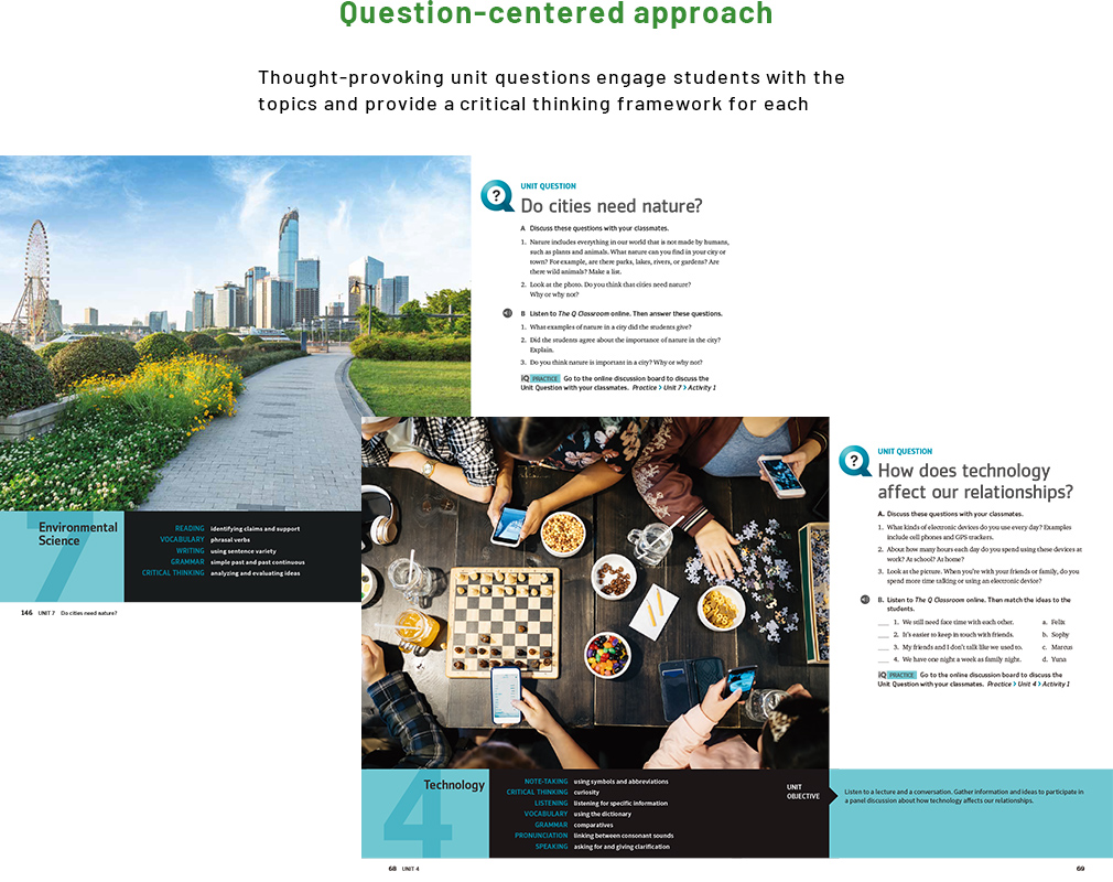 Question-centered approach