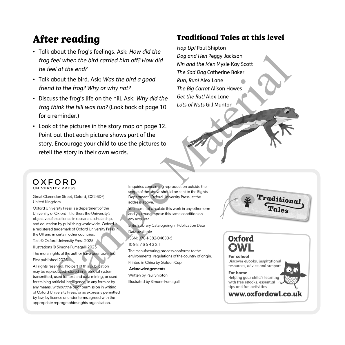 Oxford Reading Tree: Traditional Tales: Level +1: More Stories