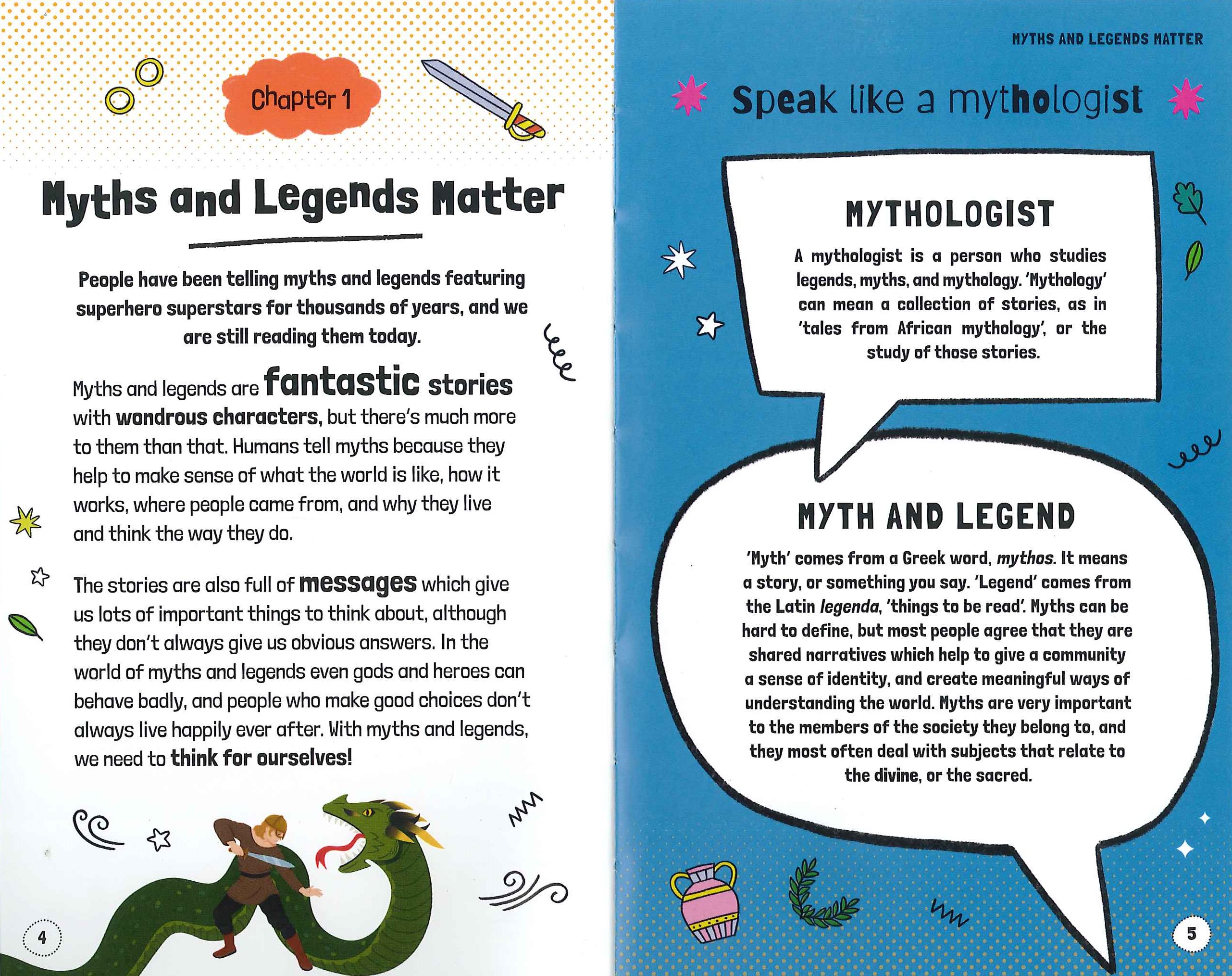 Very Short Introductions for Curious Young Minds: Ancient Myths, Legends and Superheroes