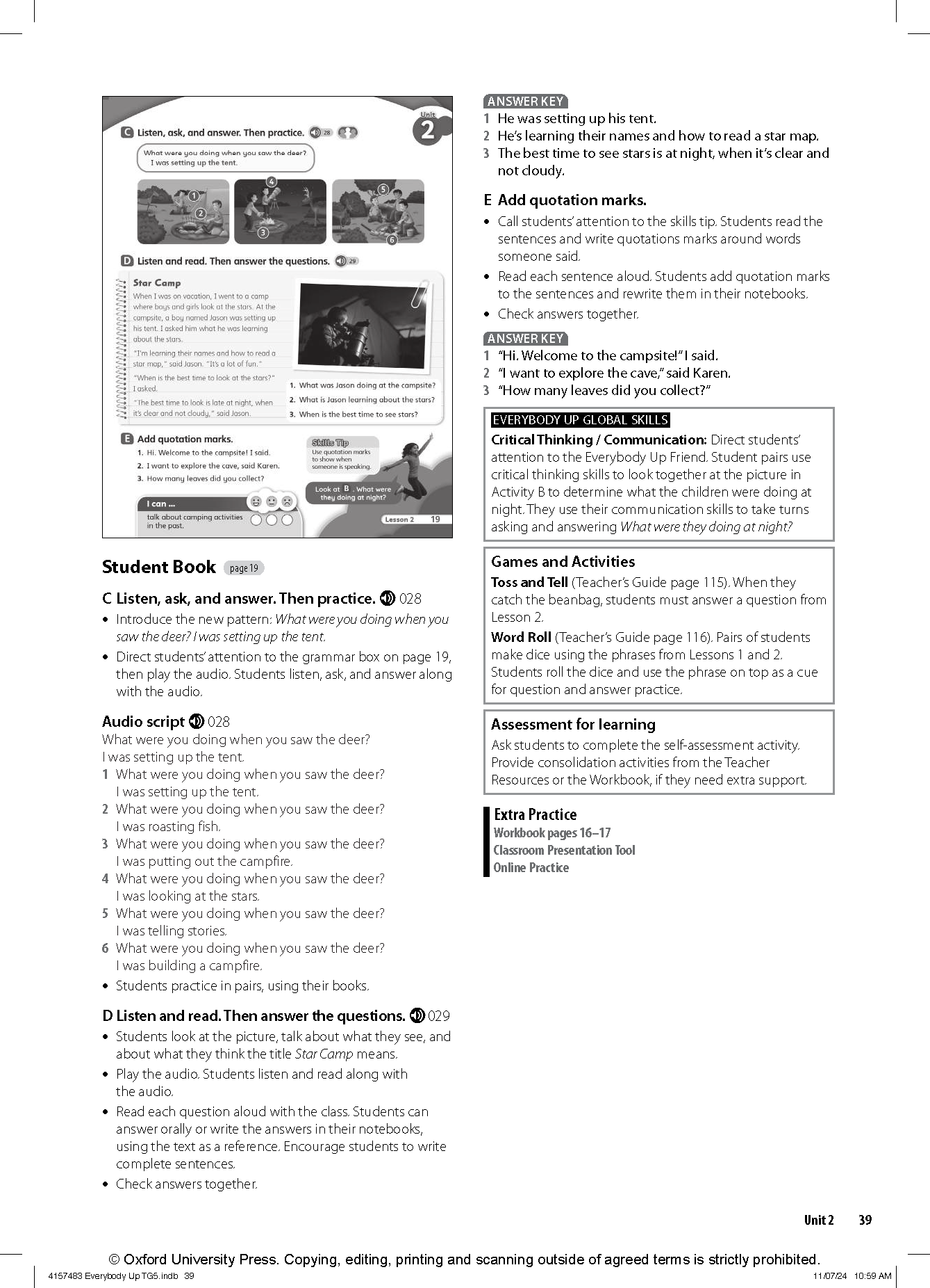 Everybody Up 3rd Edition: Level 5: Teacher's Guide with Digital Pack