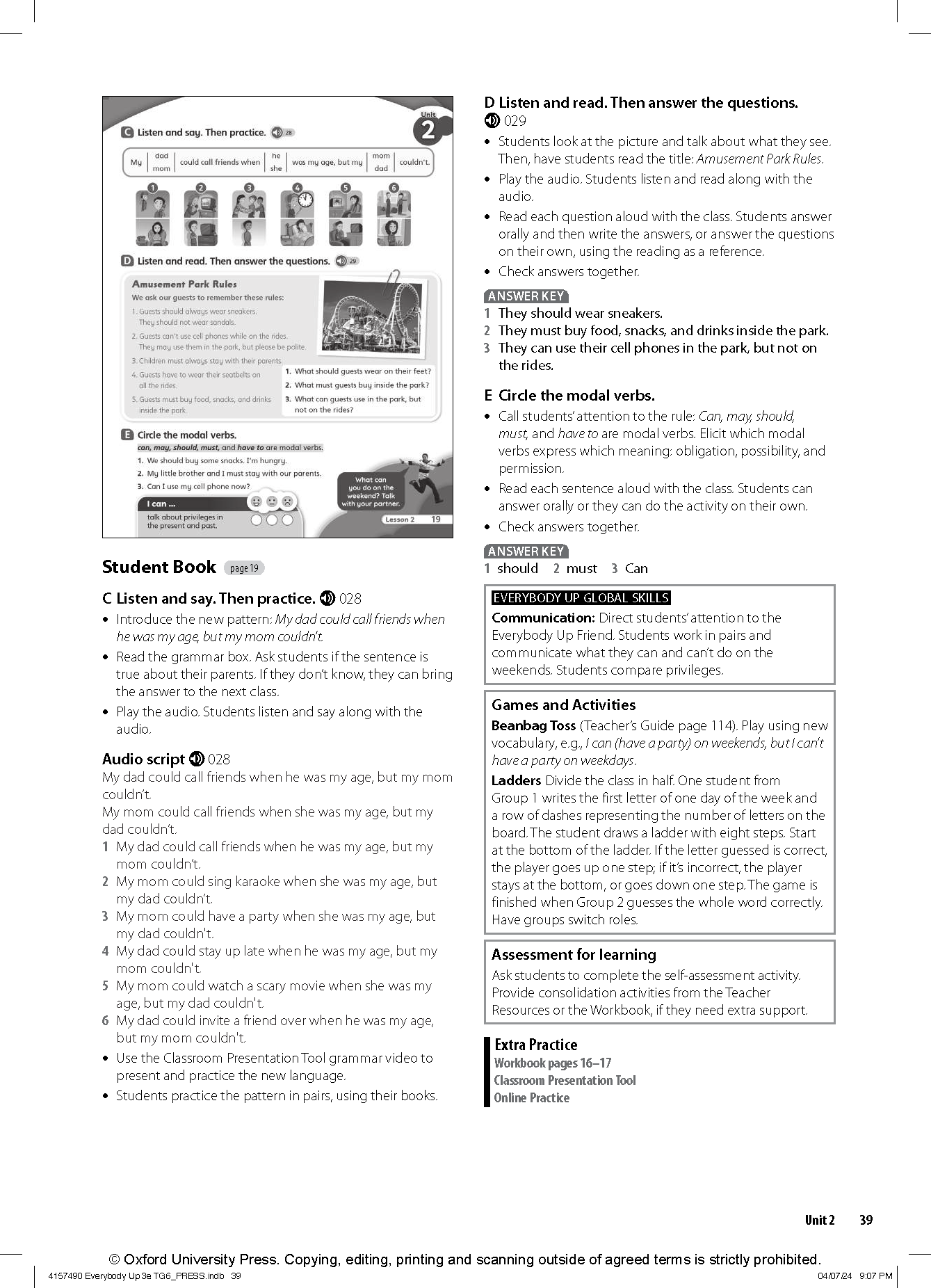 Everybody Up 3rd Edition: Level 6: Teacher's Guide with Digital Pack