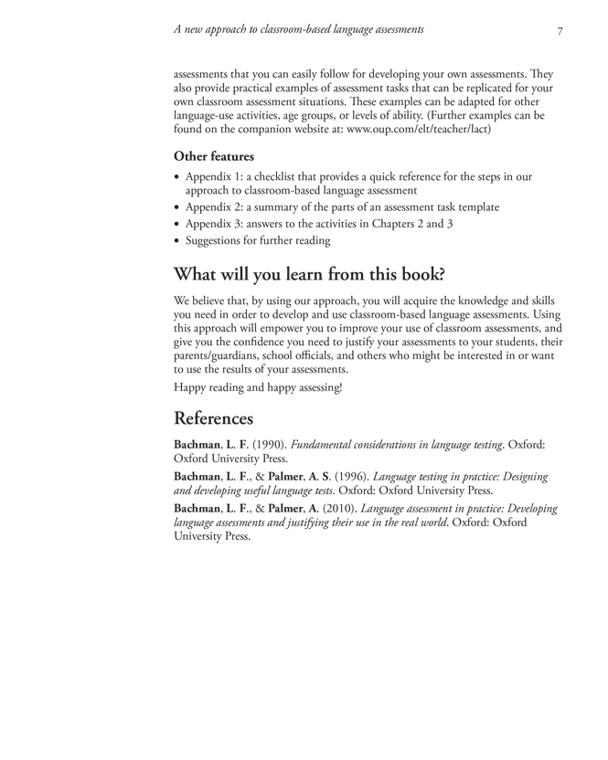 Language Assessment for Classroom Teachers