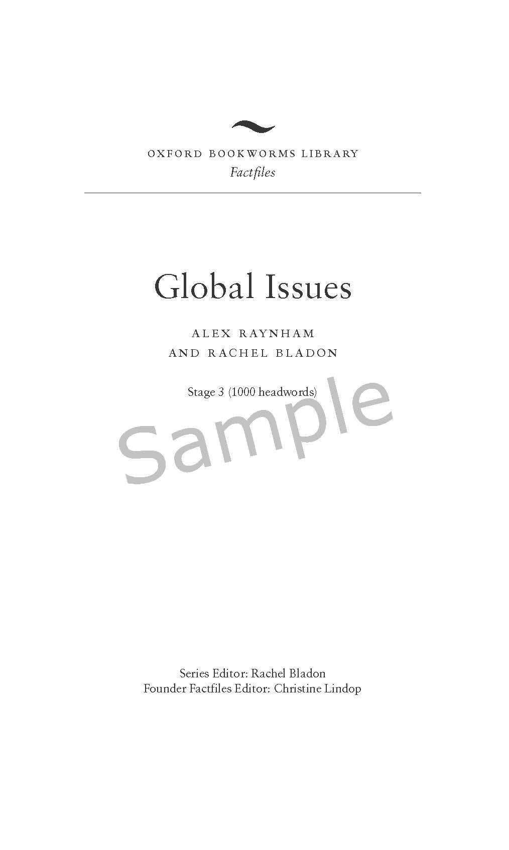 Oxford Bookworms Library Factfiles Level 3: Global Issues: MP3 Pack