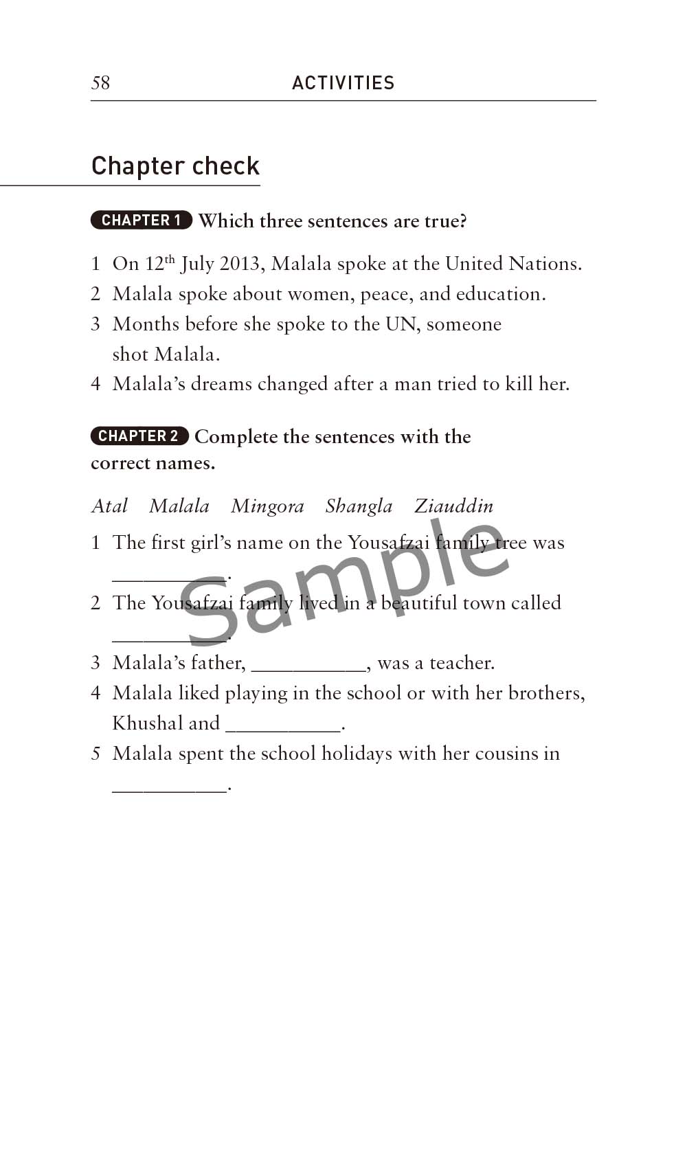 Oxford Bookworms Library Factfiles Level 2: Malala Yousafzai: MP3 Pack