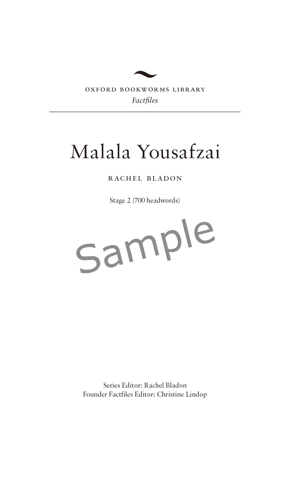Oxford Bookworms Library Factfiles Level 2: Malala Yousafzai: MP3 Pack