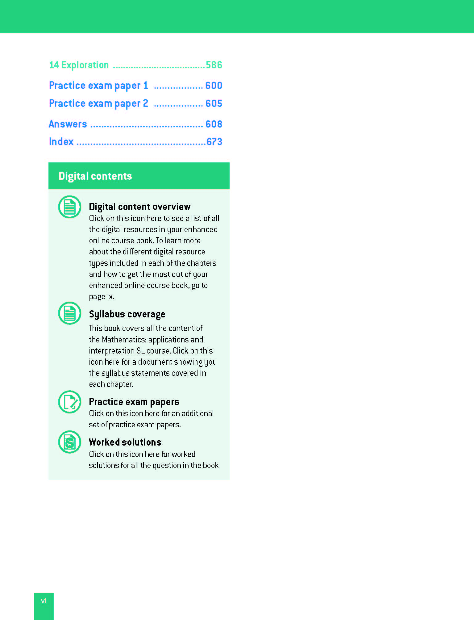 Oxford IB Diploma Programme: IB Mathematics: applications and interpretation, Standard Level, Print and Enhanced Online Course Book Pack