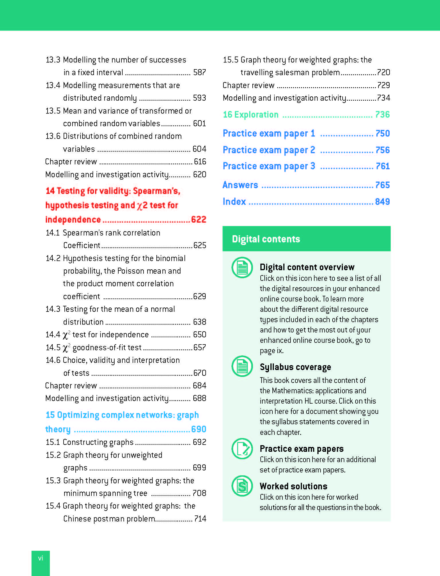 Oxford IB Diploma Programme: IB Mathematics: applications and interpretation, Higher Level, Print and Enhanced Online Course Book Pack