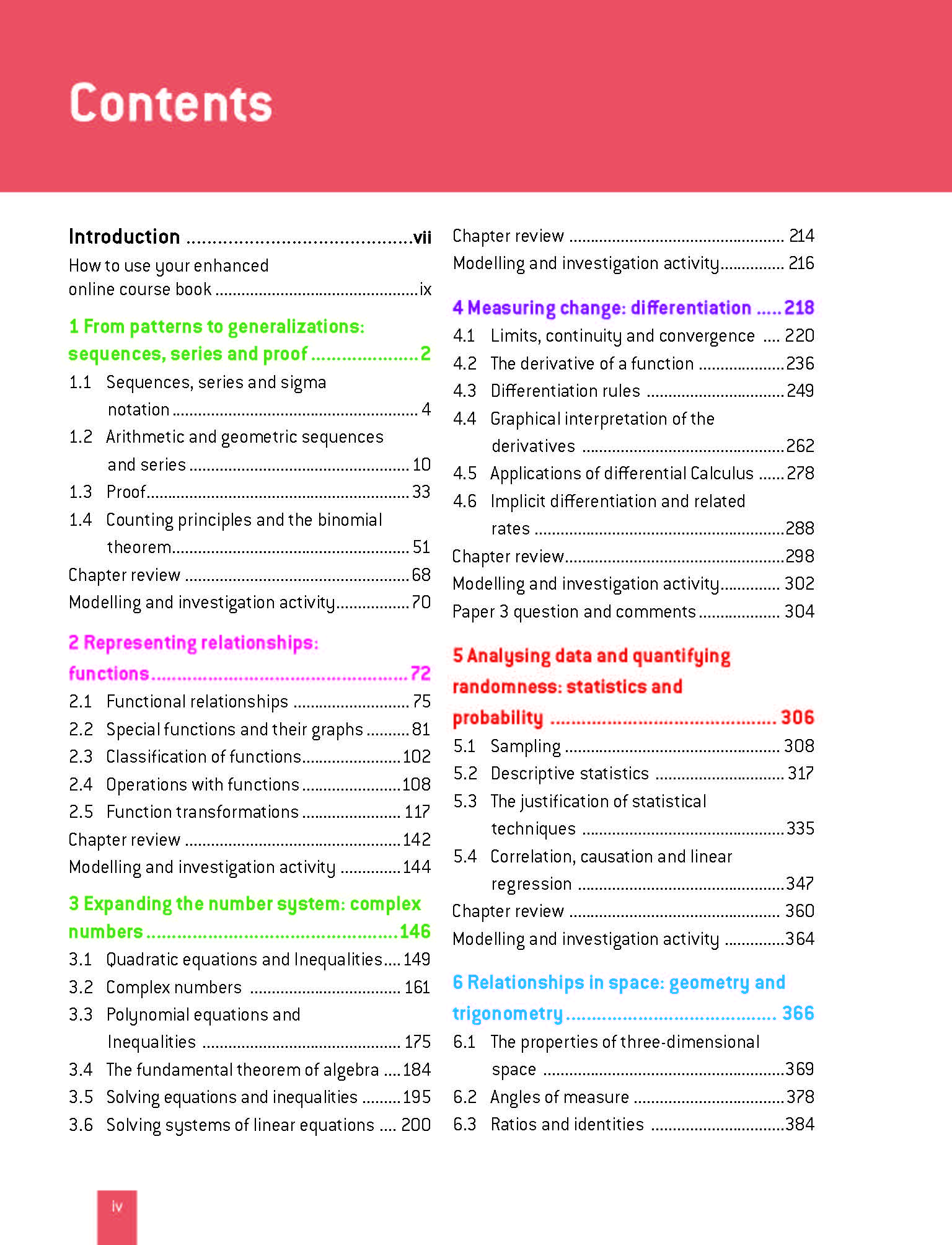 Oxford IB Diploma Programme: IB Mathematics: analysis and approaches, Higher Level, Print and Enhanced Online Course Book Pack