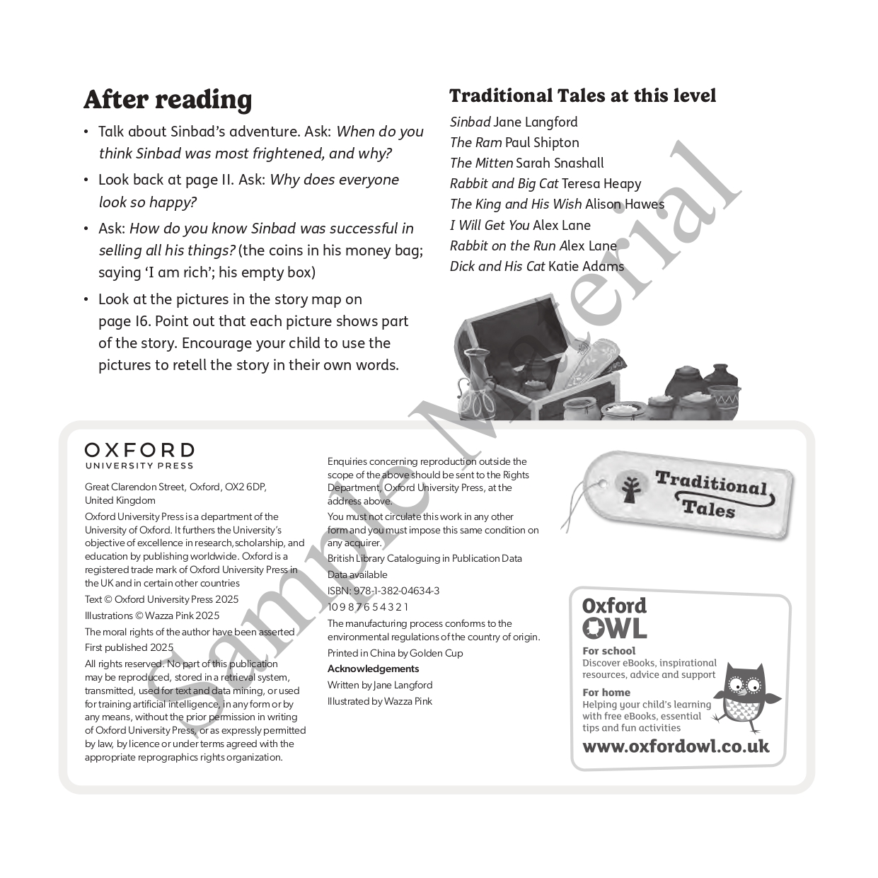 Oxford Reading Tree: Traditional Tales: Level 2: More Stories