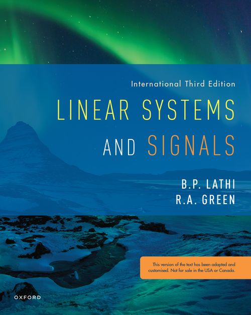 Linear Systems and Signals (International 3rd edition)