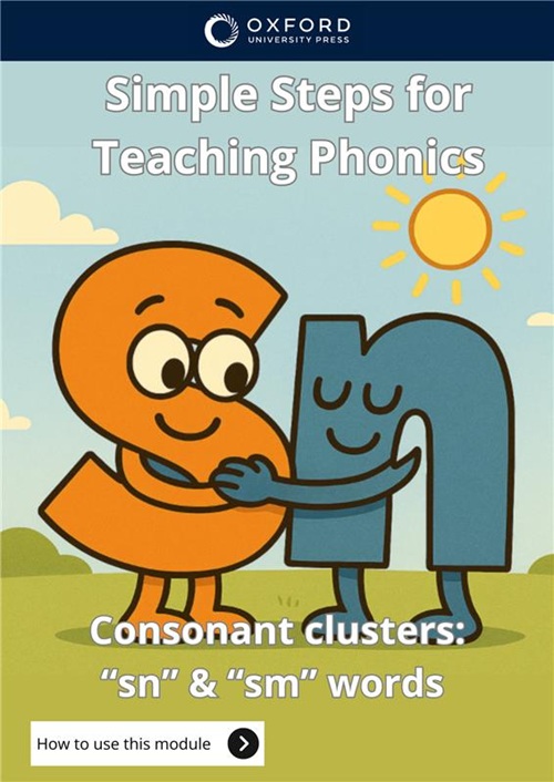 Simple Steps for Teaching Phonics: Module 5: Consonant clusters: “sn” & “sm” words