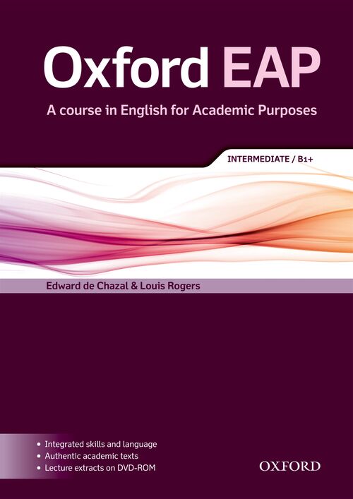 Oxford EAP: Intermediate/B1+: Student Book with DVD-ROM Pack