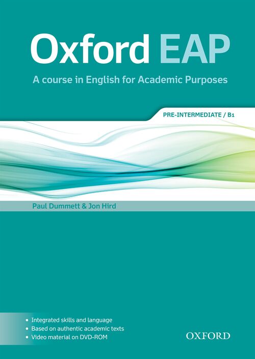 Oxford EAP: Pre-Intermediate/B1: Student Book with DVD-ROM Pack