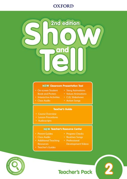 Show and Tell 2nd Edition: Level 2: Teacher's Book with Classroom Presentation Tool
