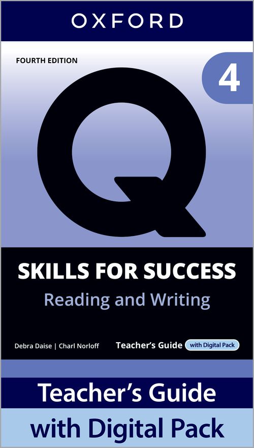 Q: Skills for Success 4th Edition: Level 4: Reading & Writing Teacher's Guide with Digital Pack