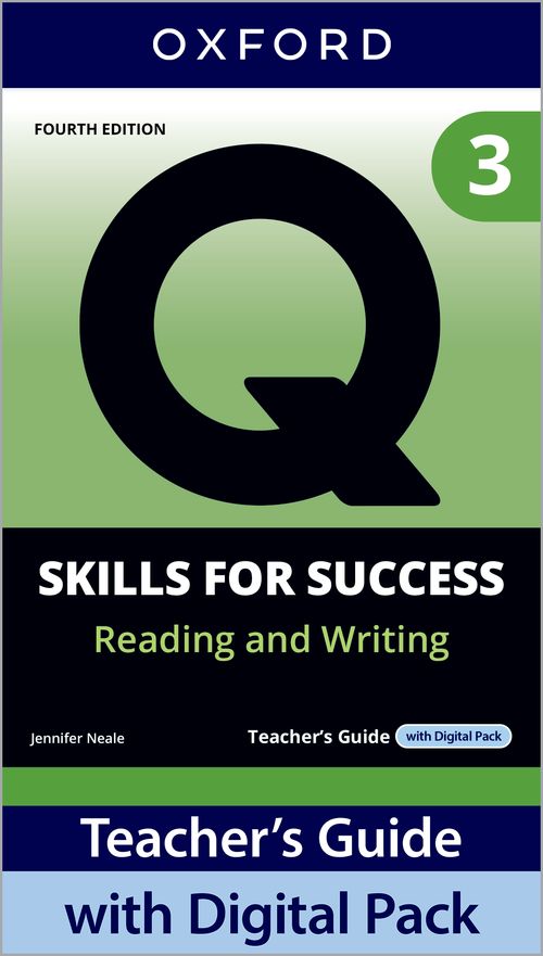 Q: Skills for Success 4th Edition: Level 3: Reading & Writing Teacher's Guide with Digital Pack