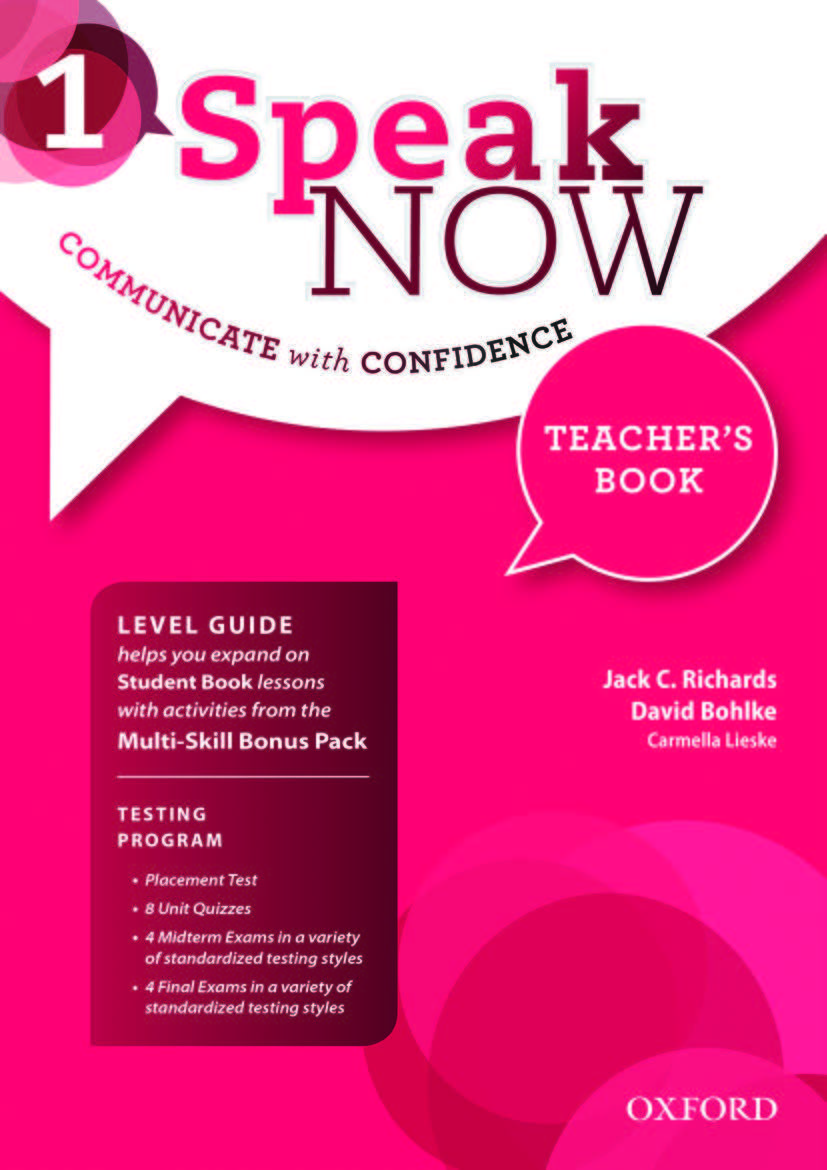Speak Now: Level 1: Teacher's Book Pack