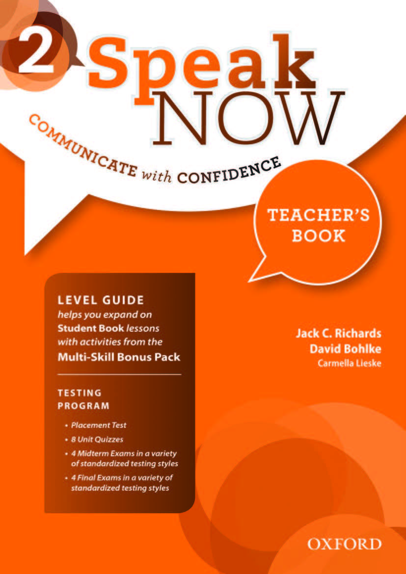 Speak Now: Level 2: Teacher's Book Pack