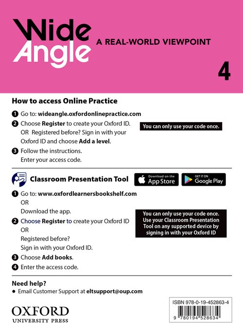 Wide Angle: Level 4: Teacher's Access Card Pack