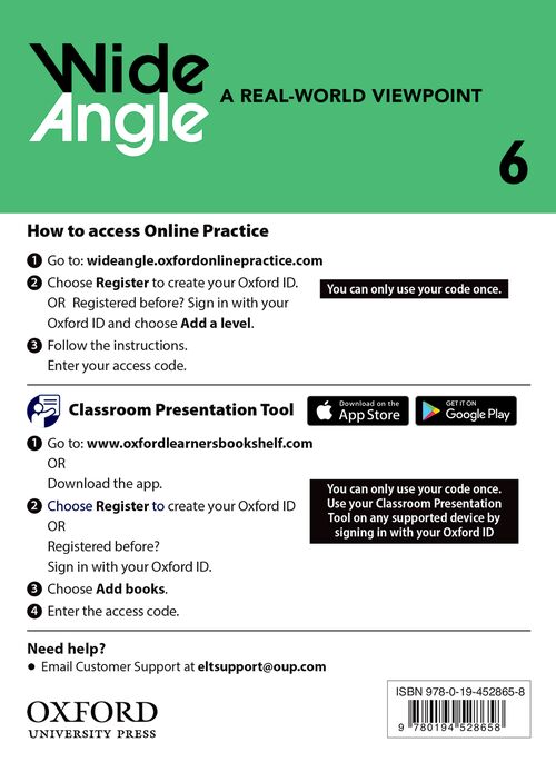 Wide Angle: Level 6: Teacher's Access Card Pack