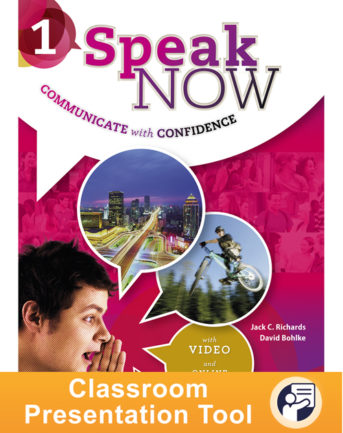 Speak Now: Level 1: Student Book Classroom Presentation Tool Access Code