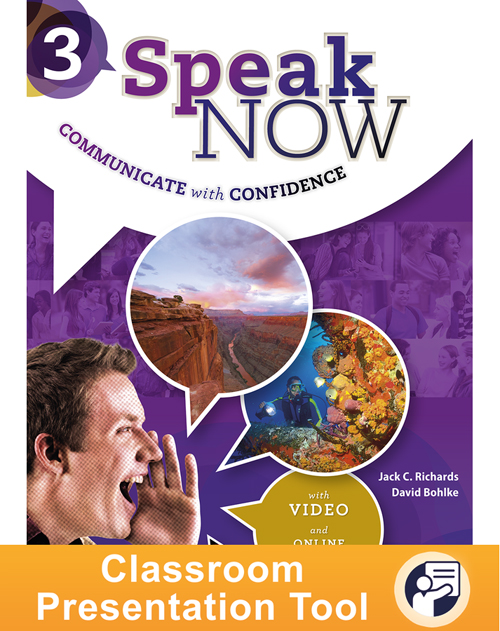 Speak Now: Level 3: Student Book Classroom Presentation Tool Access Code