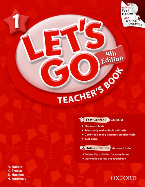 Let's Go: 4th Edition Level 1: Teacher's Book with Test Center Pack