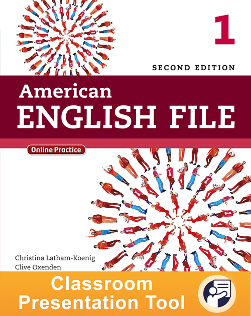 American English File 2nd Edition: Level 1: Student Book Classroom Presentation Tool Access Code