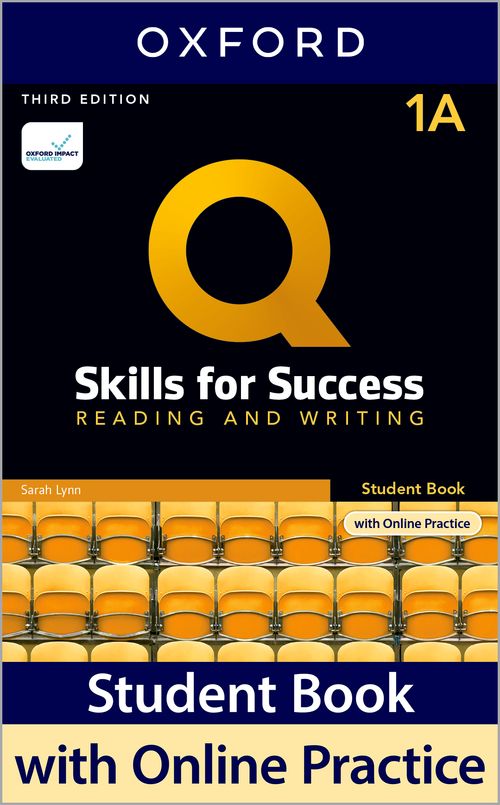 Q: Skills for Success 3rd Edition: Level 1: Reading & Writing Student Book Split A Pack with IQ Online Practice