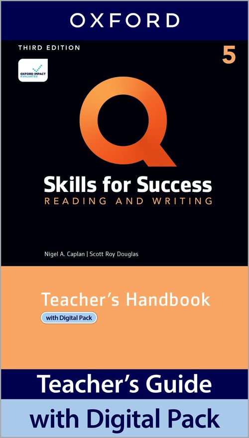 Q: Skills for Success 3rd Edition: Level 5: Reading & Writing Teacher's Guide Pack