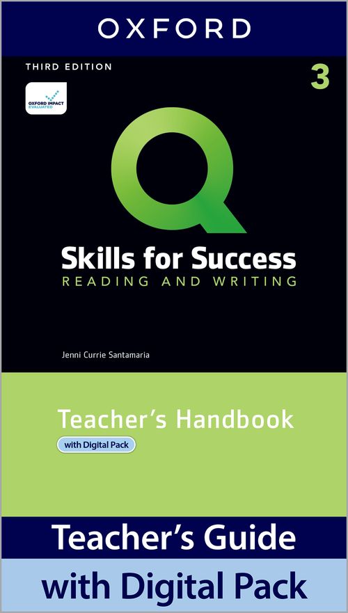 Q: Skills for Success 3rd Edition: Level 3: Reading & Writing Teacher's Guide Pack