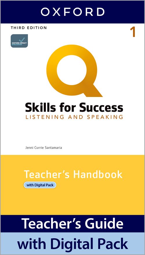 Q: Skills for Success 3rd Edition: Level 1: Listening & Speaking Teacher's Guide Pack