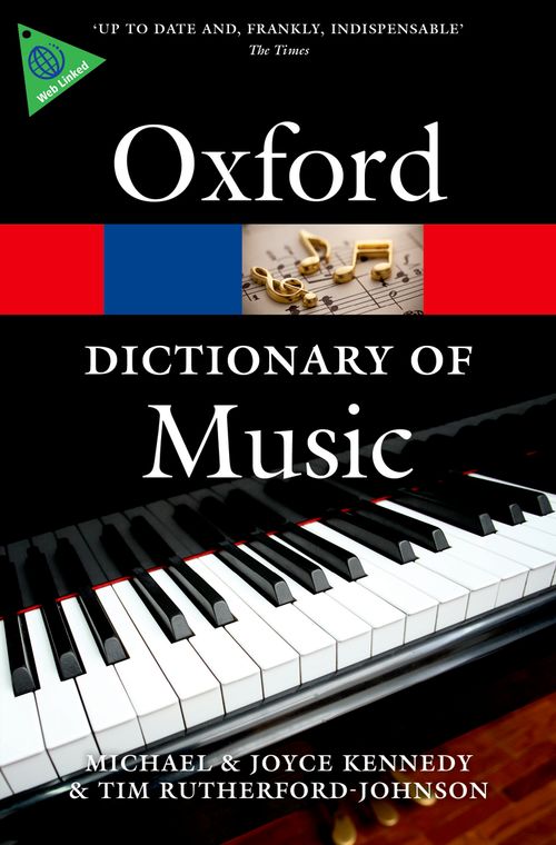 The Oxford Dictionary of Music (6th edition)