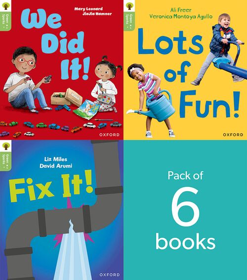 Oxford Reading Tree: Green Sparks: Level 2: Pack of 6