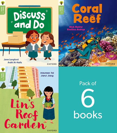 Oxford Reading Tree: Green Sparks: Level 4: Pack of 6