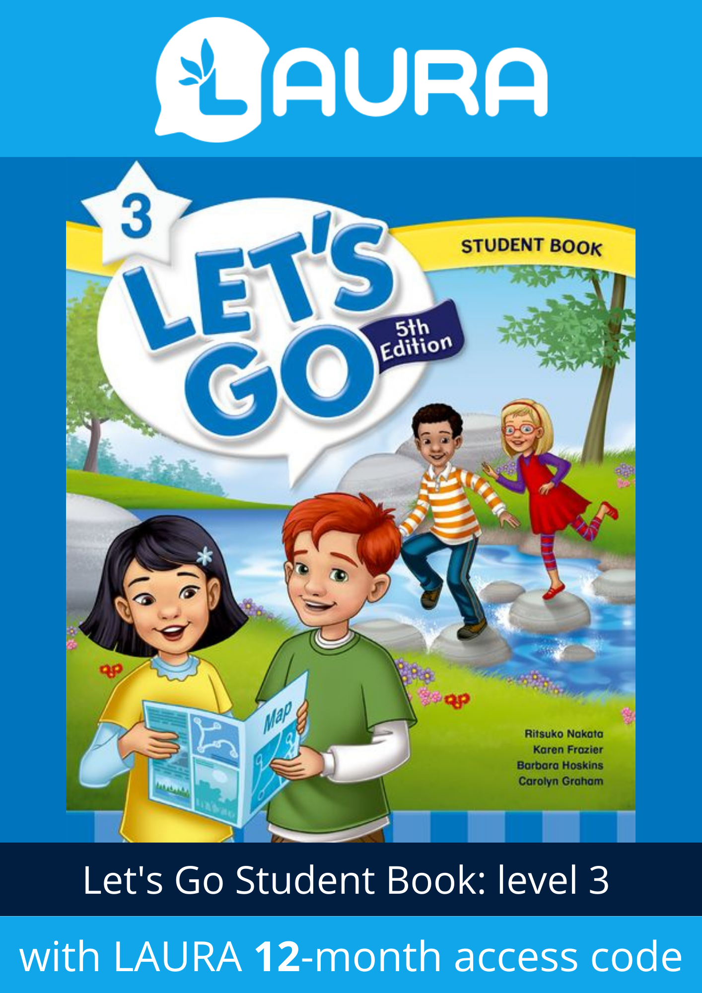 Let's Go: Level 3: Student Book with LAURA 12 month access code