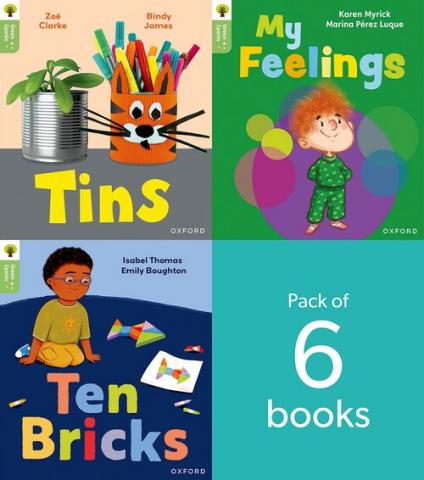 Oxford Reading Tree: Green Sparks: Level 1- 6: Singles Pack