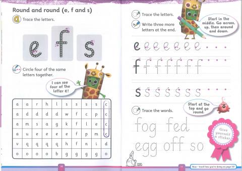 Progress with Oxford: English : Starting to Write Letters age 4-5 (1st edition)