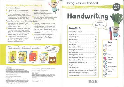 Progress with Oxford: English : Handwriting Age 6-7