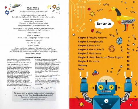 Very Short Introductions for Curious Young Minds: Robots, Gadgets, and Artificial Intelligence