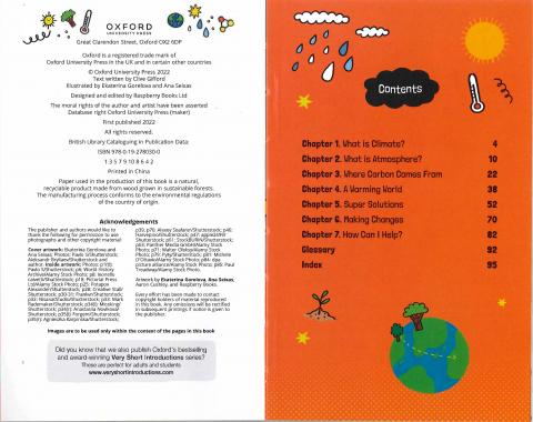 Very Short Introductions for Curious Young Minds: The Causes and Impact of Climate Change