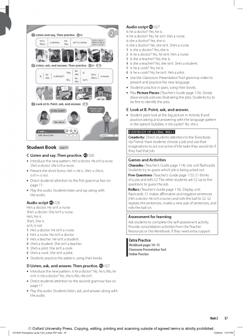 Everybody Up 3rd Edition: Level 2: Teacher's Guide with Digital Pack