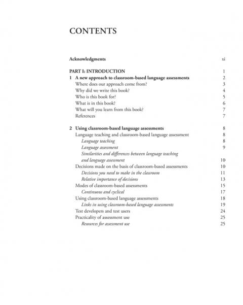 Language Assessment for Classroom Teachers