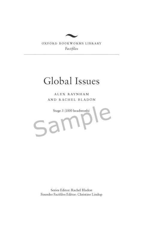 Oxford Bookworms Library Factfiles Level 3: Global Issues: MP3 Pack