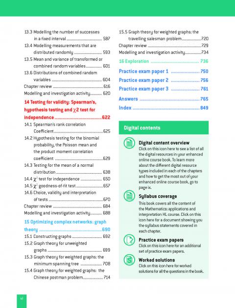 Oxford IB Diploma Programme: IB Mathematics: applications and interpretation, Higher Level, Print and Enhanced Online Course Book Pack