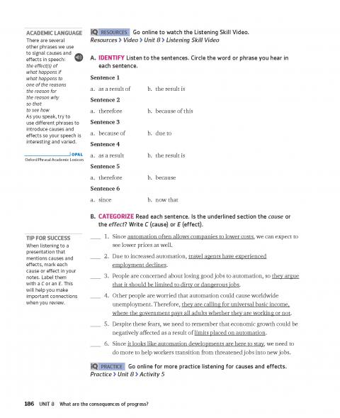 Q: Skills for Success 3rd Edition: Level 4: Listening & Speaking Student Book with IQ Online Practice