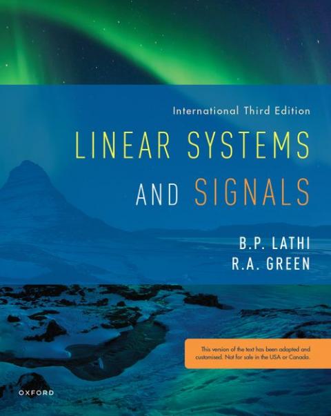 Linear Systems and Signals (International 3rd edition)