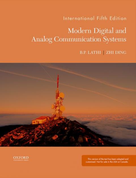 Modern Digital and Analog Communication (International 5th edition)